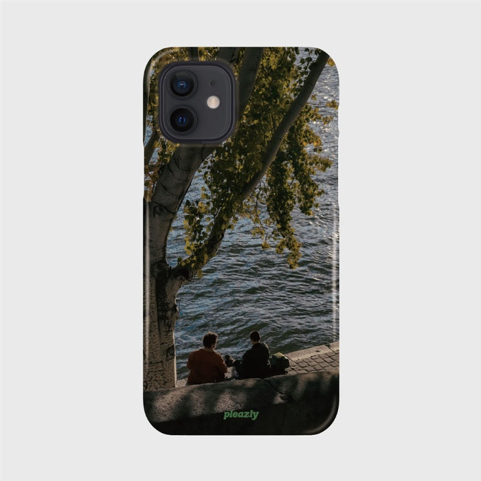 Pleazly Autumn River Hard Phone Case