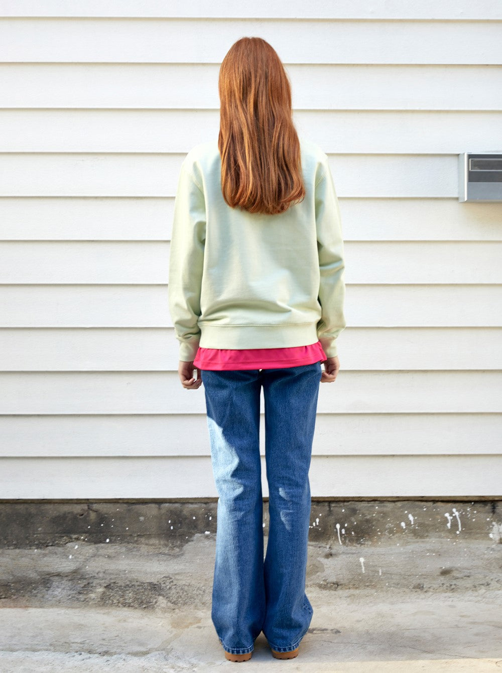Marithe Francois Girbaud โข Classic Logo Sweatshirt (Light Green)