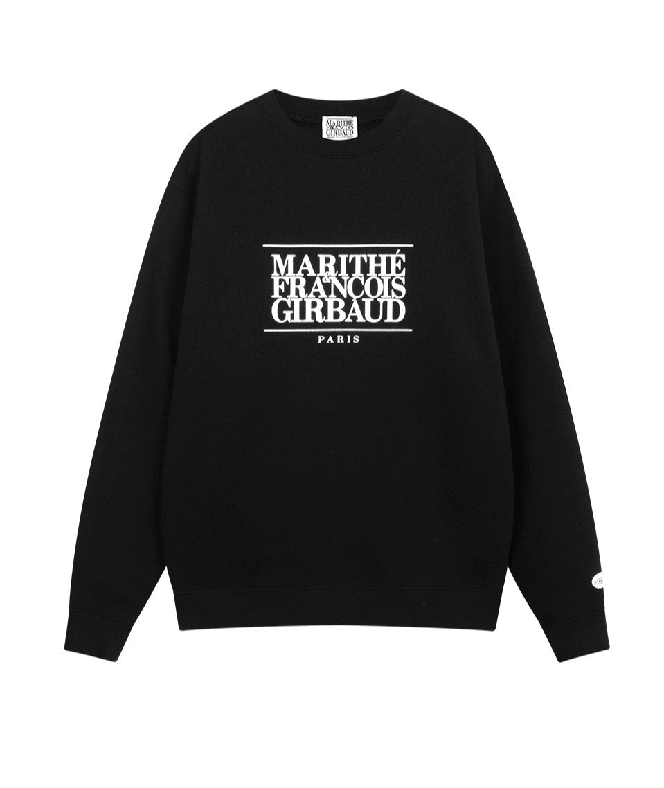 Marithe Francois Girbaud โข Classic Logo Sweatshirt (Black)