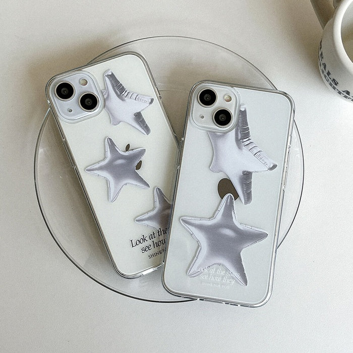 Mademoment Point Object Jelly Case (Balloon Shinning Star White)