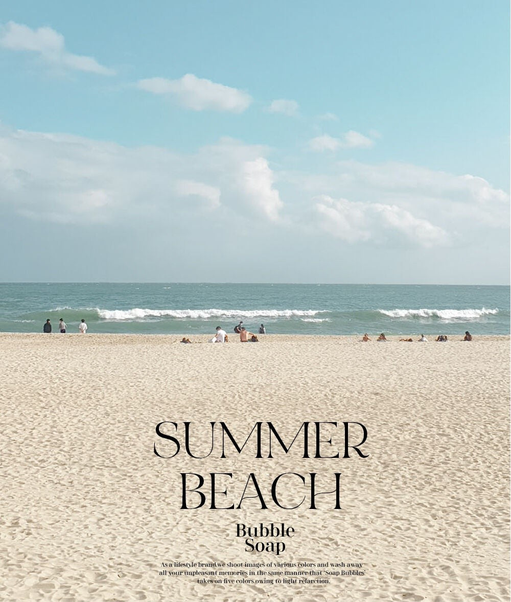 BubbleSoap Summer Beach Gel Hard Case