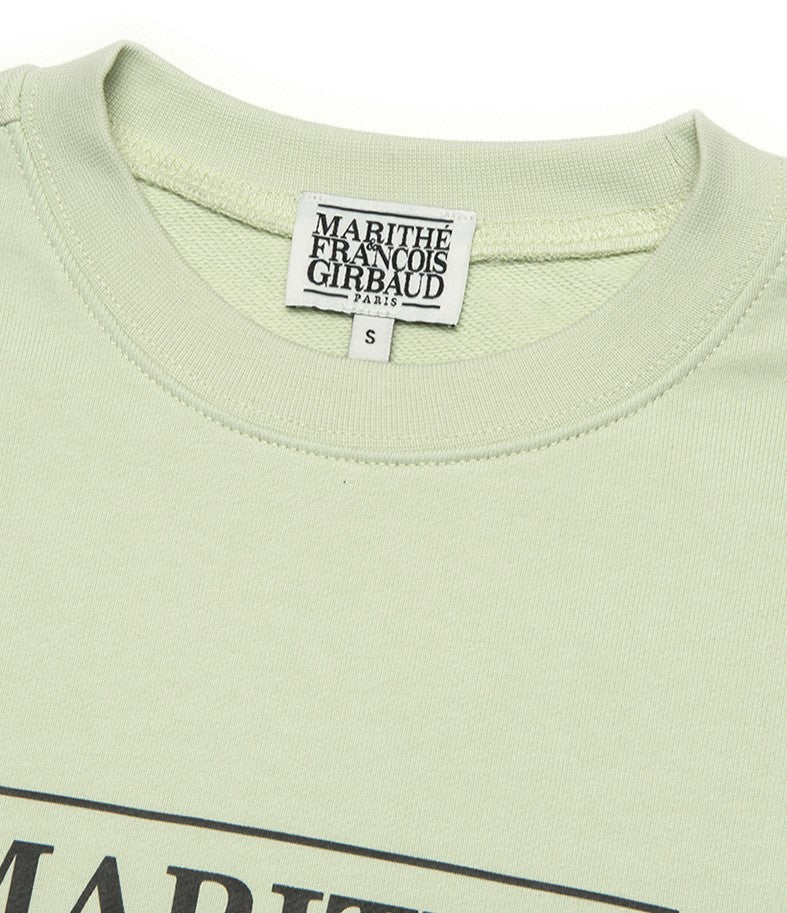 Marithe Francois Girbaud โข Classic Logo Sweatshirt (Light Green)