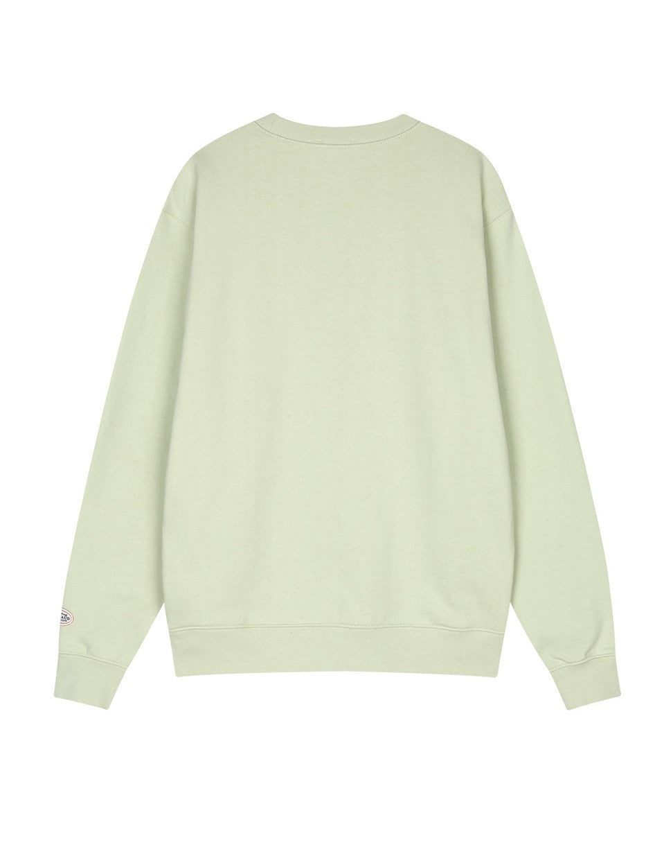 Marithe Francois Girbaud โข Classic Logo Sweatshirt (Light Green)