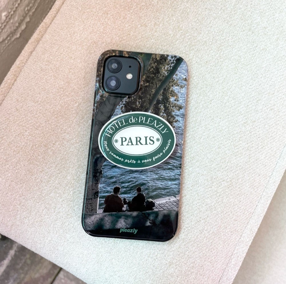 Pleazly Autumn River Hard Phone Case