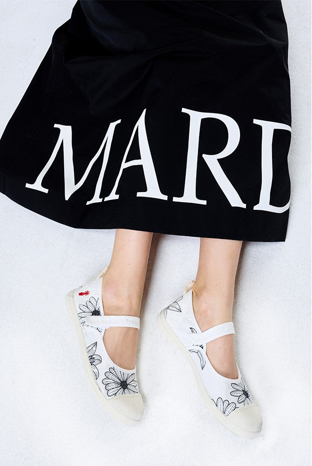 Mardi Mercredi • Legere Flower Mary Jane Sneakers
