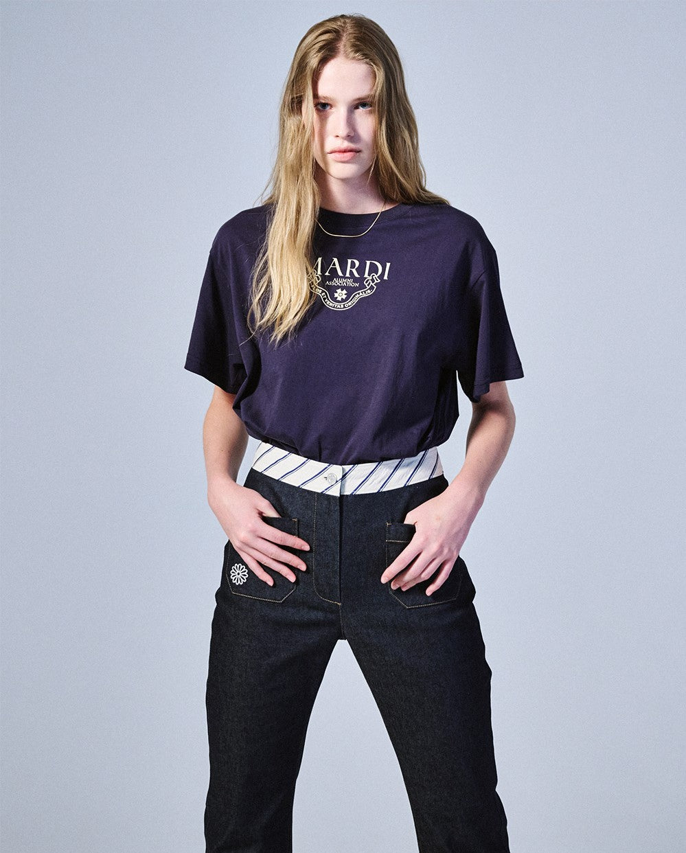 Mardi Mercredi • Tshirt Alumni Classique (Navy Cream)
