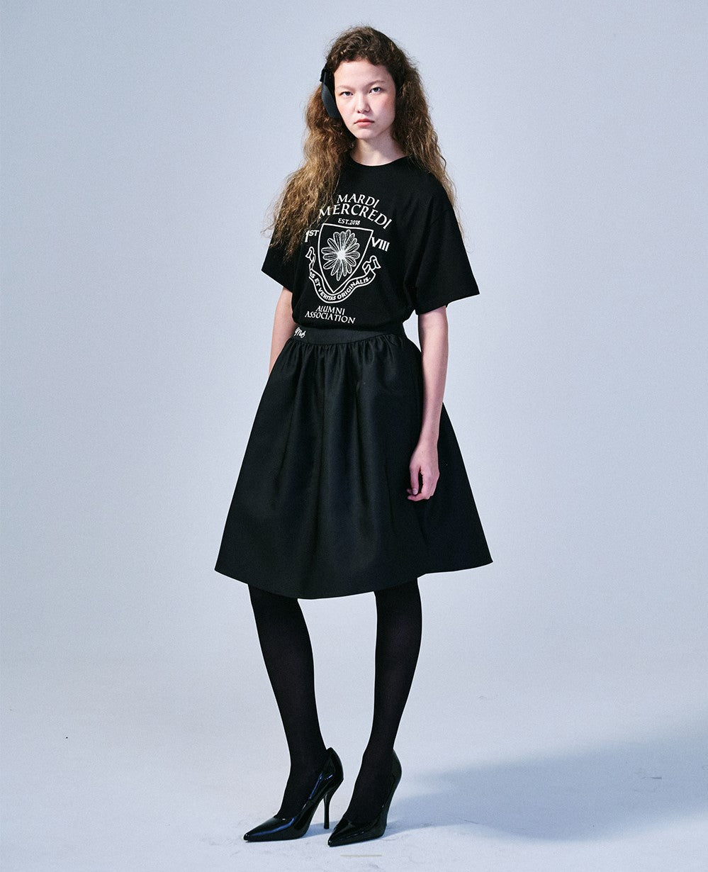 Mardi Mercredi • Tshirt Alumni Emblem (Black Ivory)