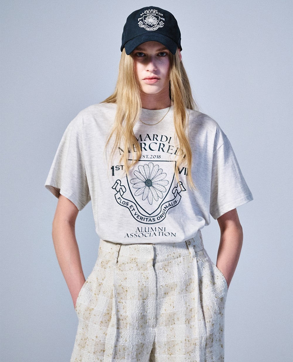 Mardi Mercredi • Tshirt Alumni Emblem (Oatmeal Deepgreen)