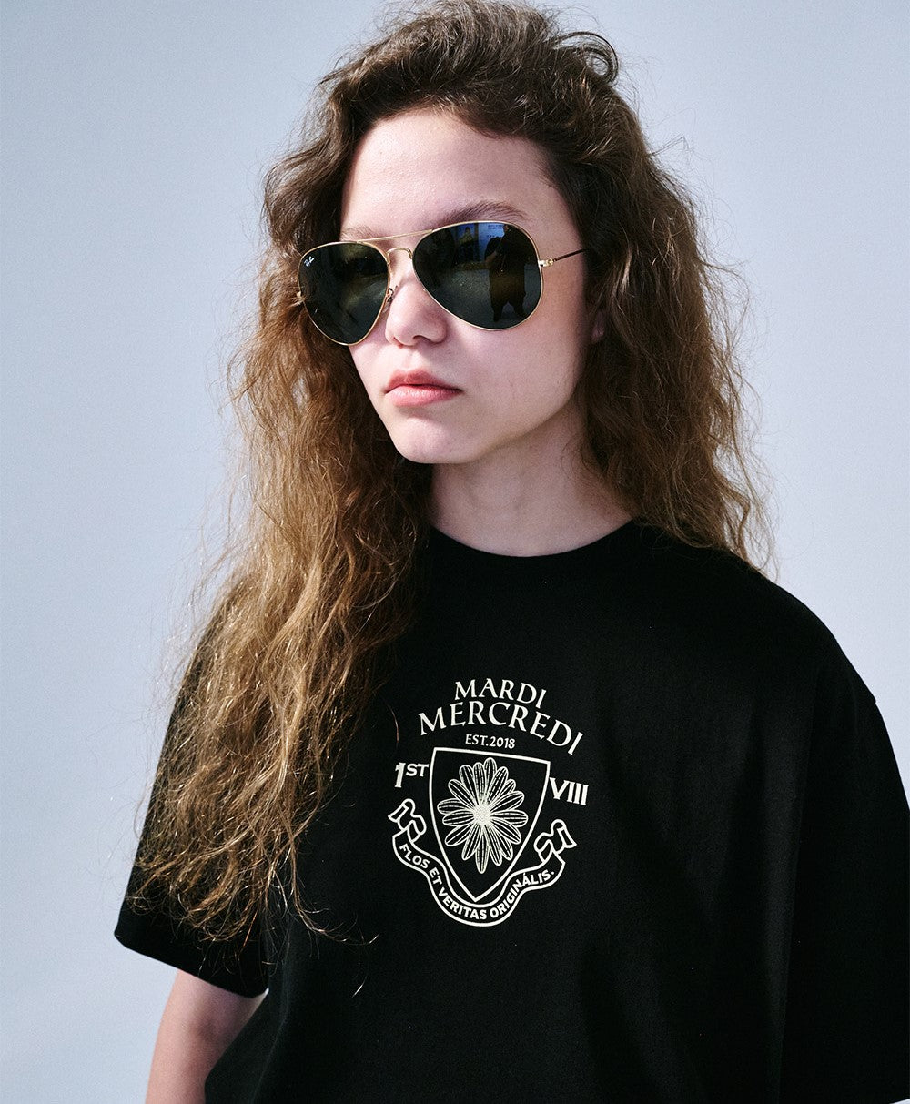 Mardi Mercredi • Tshirt Alumni Small Emblem (Black Cream)
