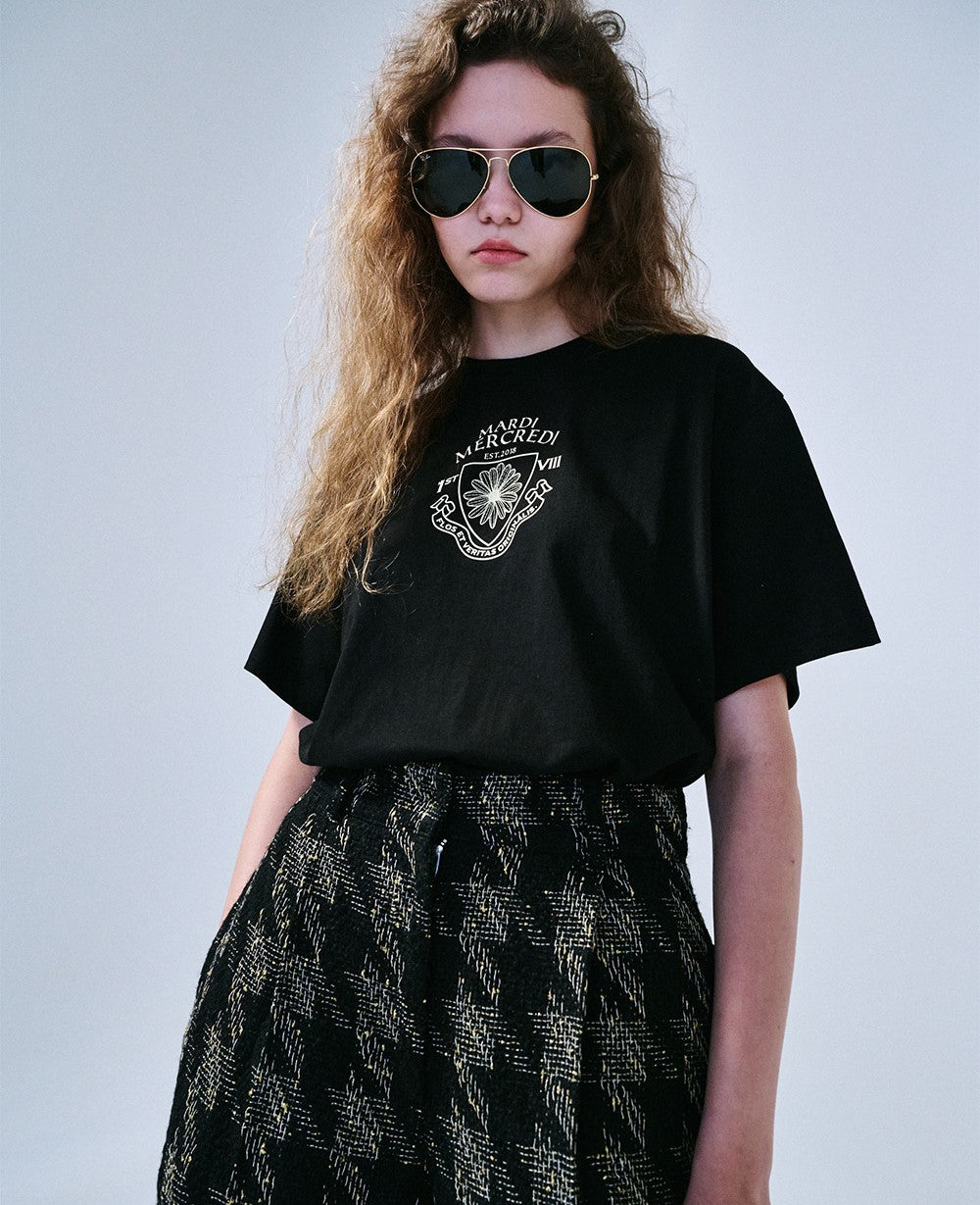 Mardi Mercredi • Tshirt Alumni Small Emblem (Black Cream)