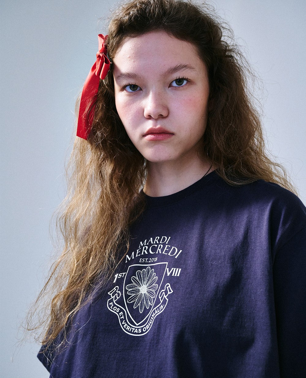 Mardi Mercredi • Tshirt Alumni Small Emblem (Navy Ivory)