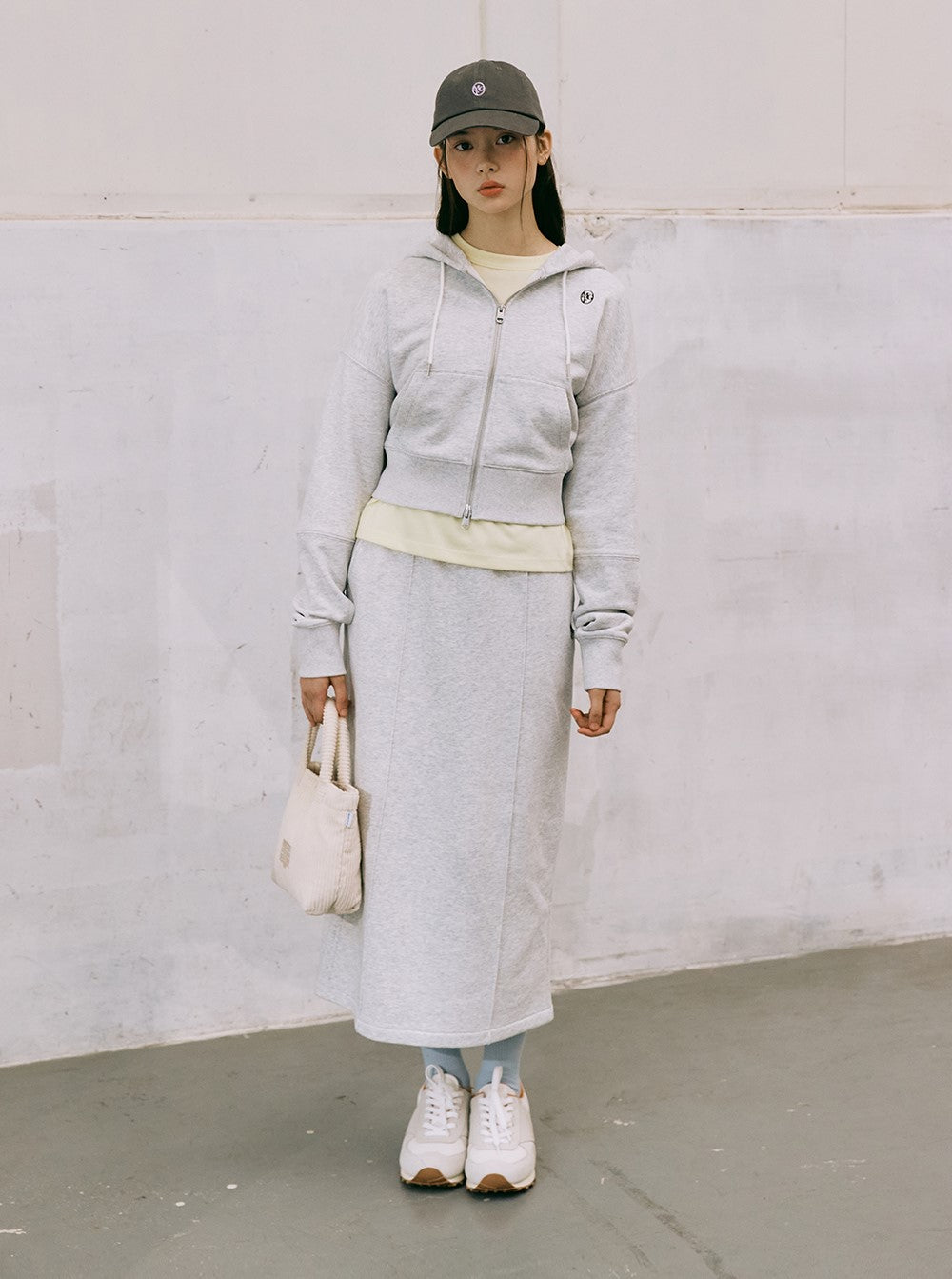 Marithe Francois Girbaud โข Classic Logo Corduroy Mini Bag (Ivory)