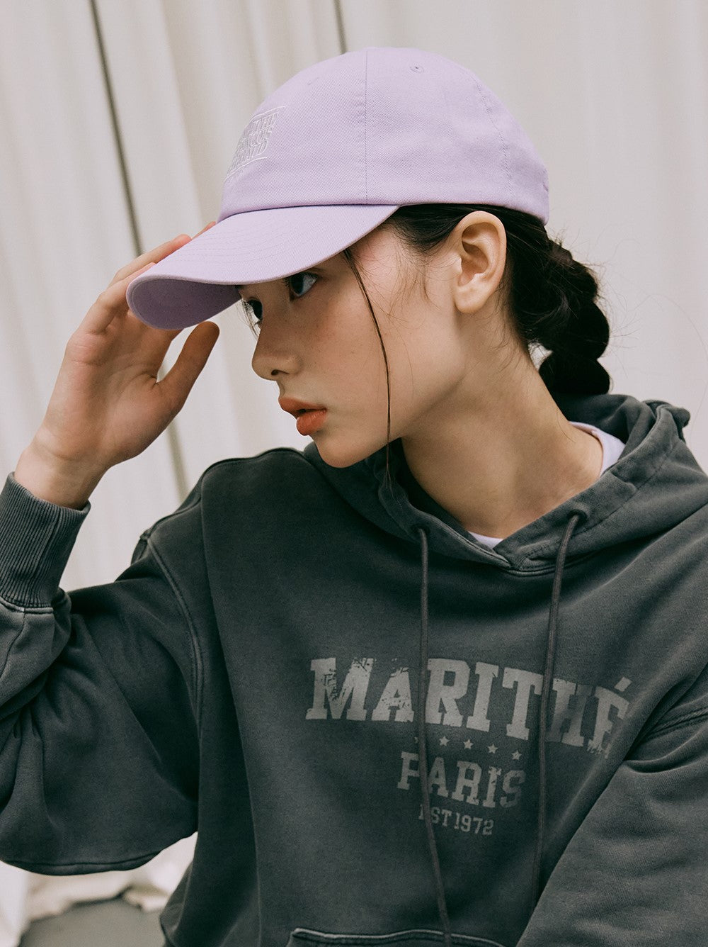 Marithe Francois Girbaud โข Small Classic Logo Cap (Light Purple)