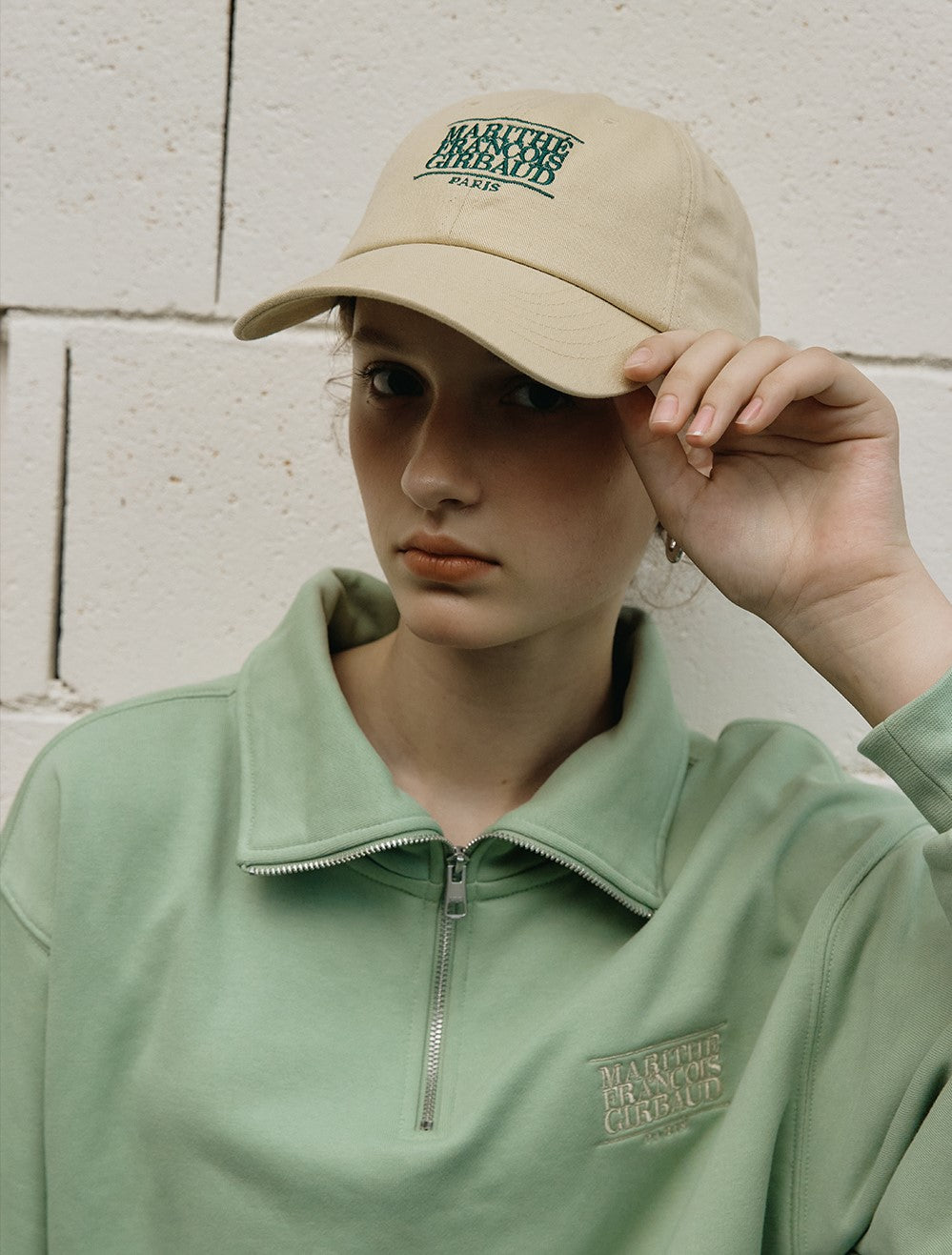 Marithe Francois Girbaud โข Small Classic Logo Cap (Light Yellow)