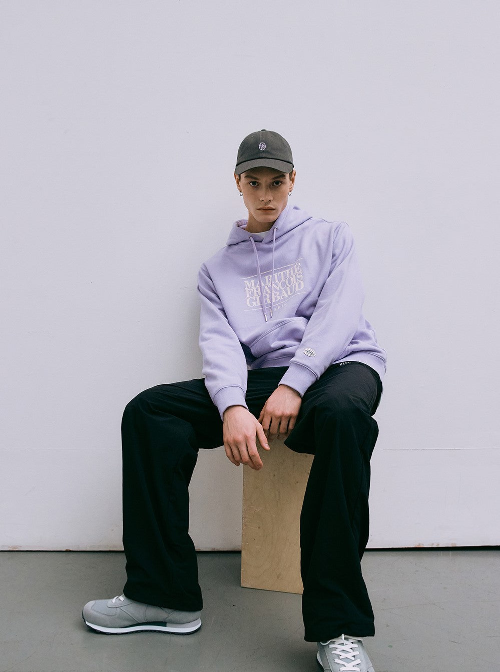 Marithe Francois Girbaud โข Classic Logo Hoodie (Light Purple)
