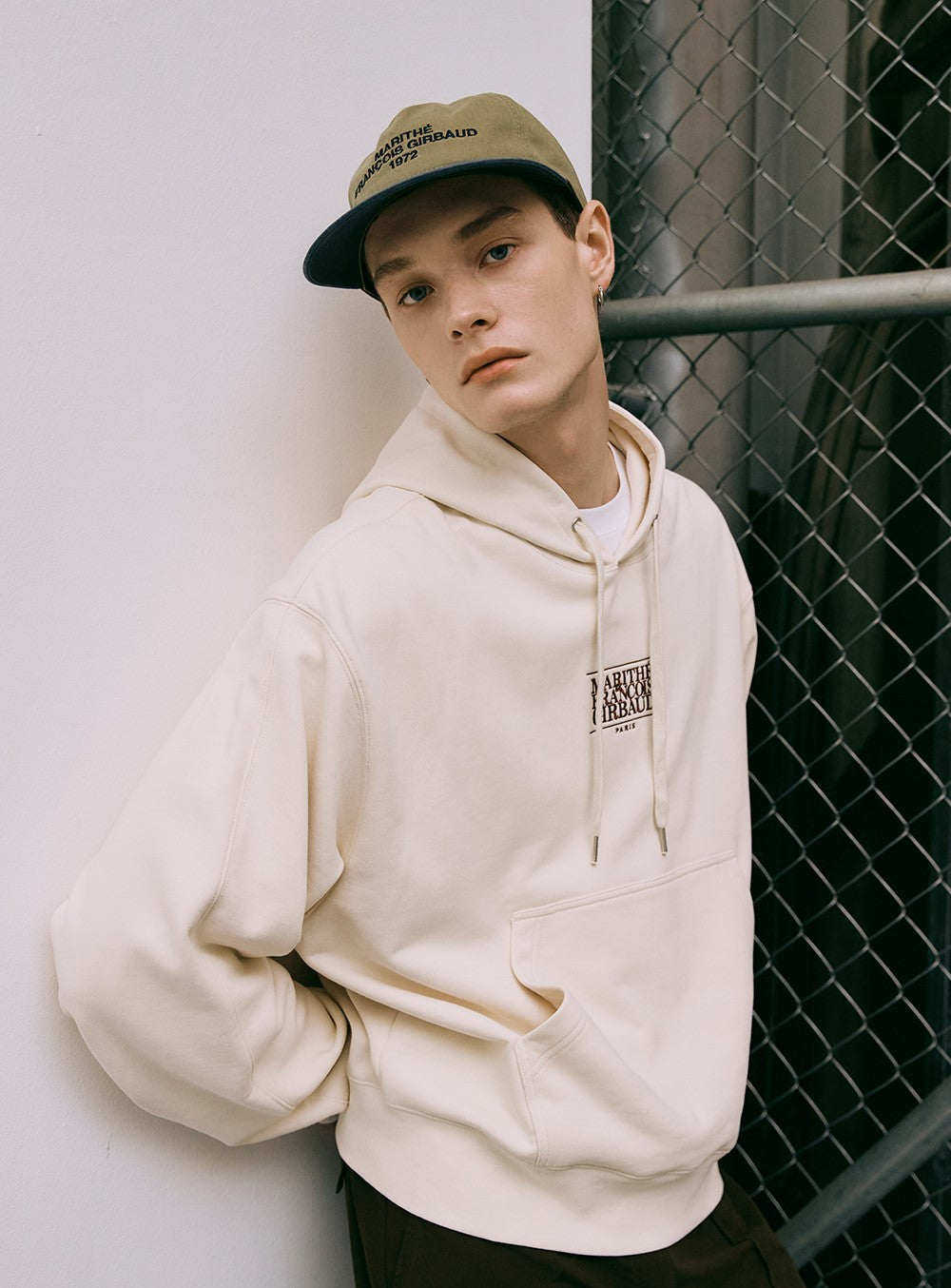 Marithe Francois Girbaud • Lettering Logo Spanel Color Block Cap (Khaki)
