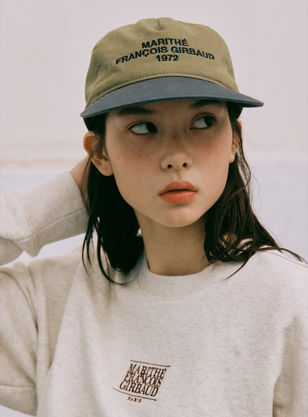 Marithe Francois Girbaud • New Classic Logo Sweatshirt (Oatmeal)
