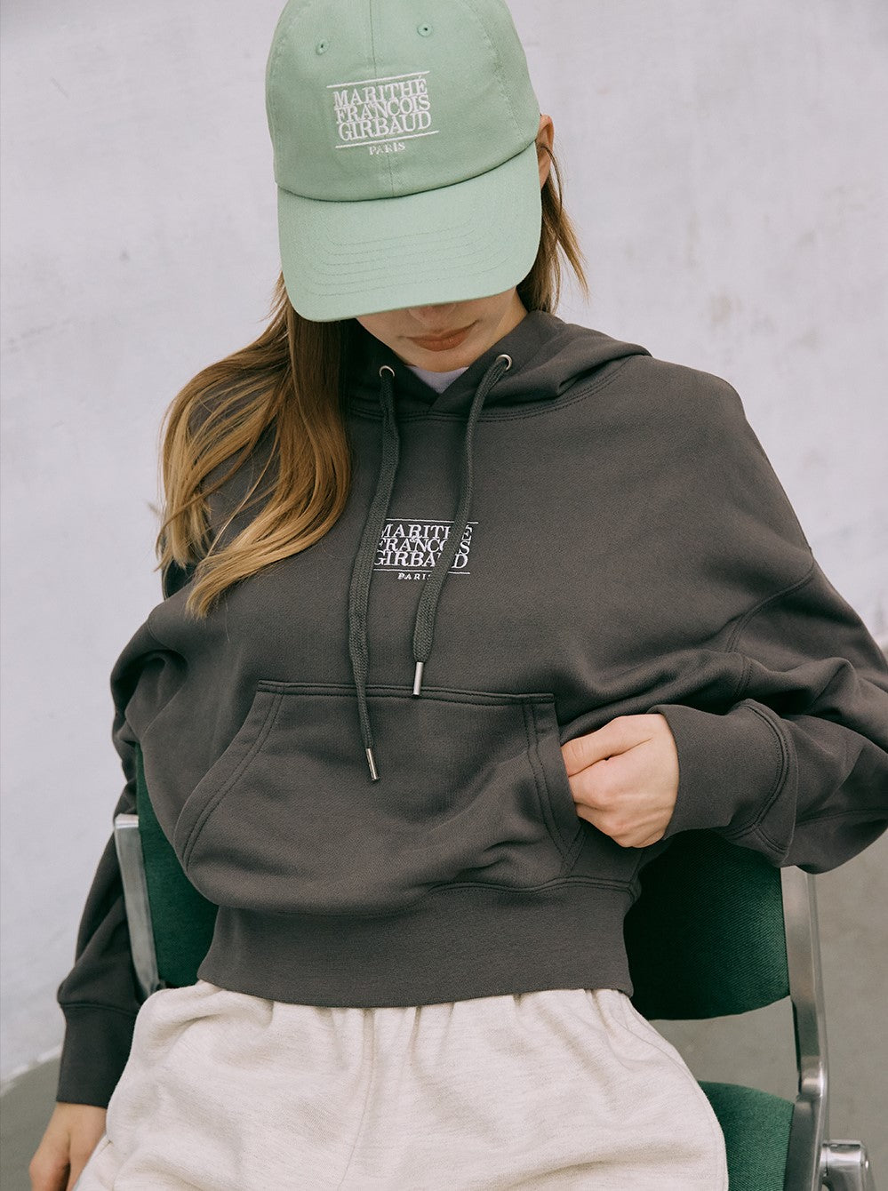 Marithe Francois Girbaud • New Classic Logo Hoodie (Charcoal)