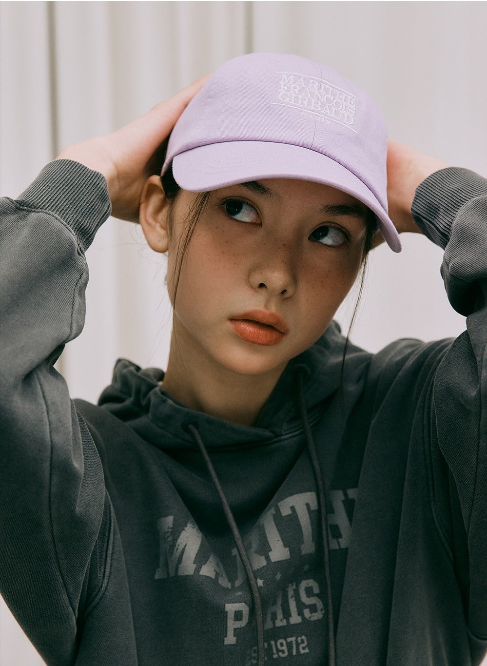 Marithe Francois Girbaud โข Small Classic Logo Cap (Light Purple)