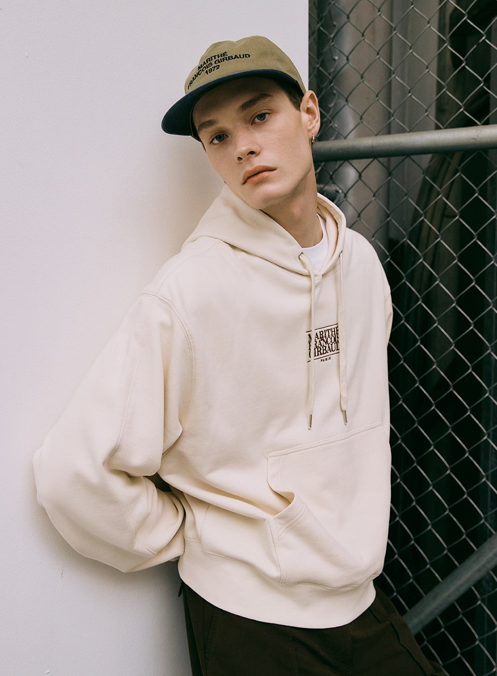 Marithe Francois Girbaud • New Classic Logo Hoodie (Ivory)