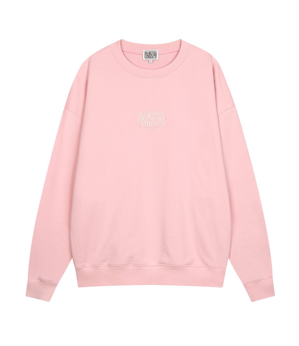 Marithe Francois Girbaud • New Classic Logo Sweatshirt (Baby Pink)