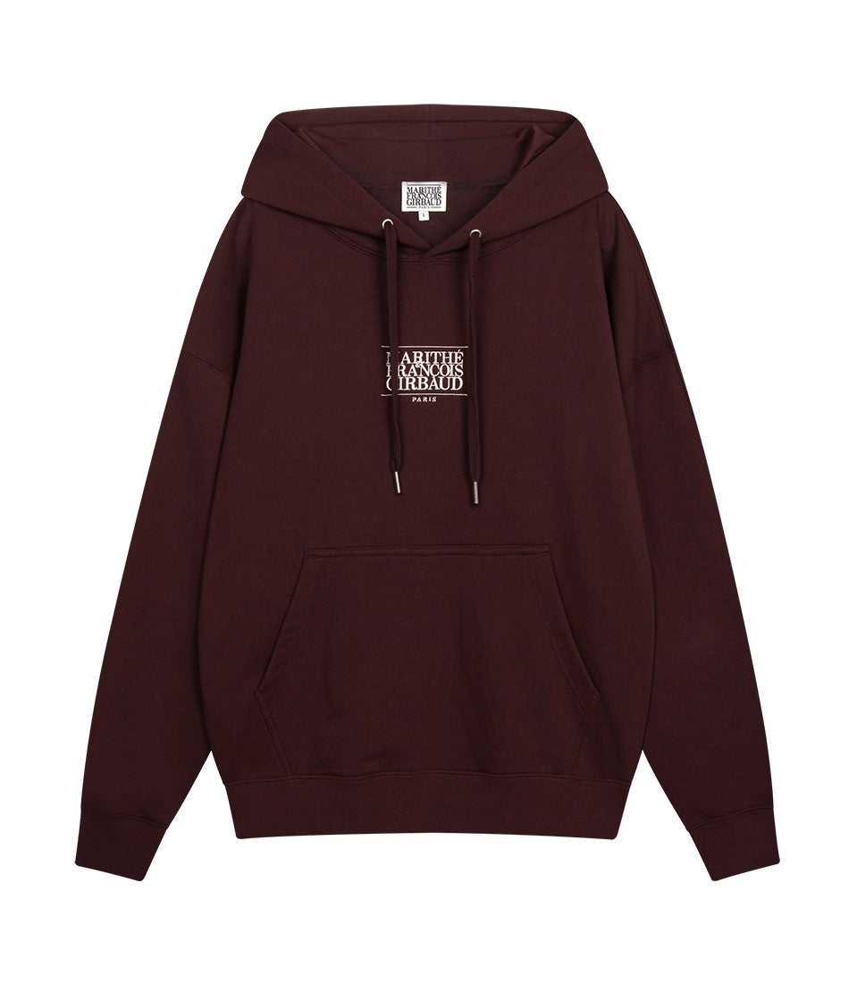 Marithe Francois Girbaud • New Classic Logo Hoodie (Burgundy)