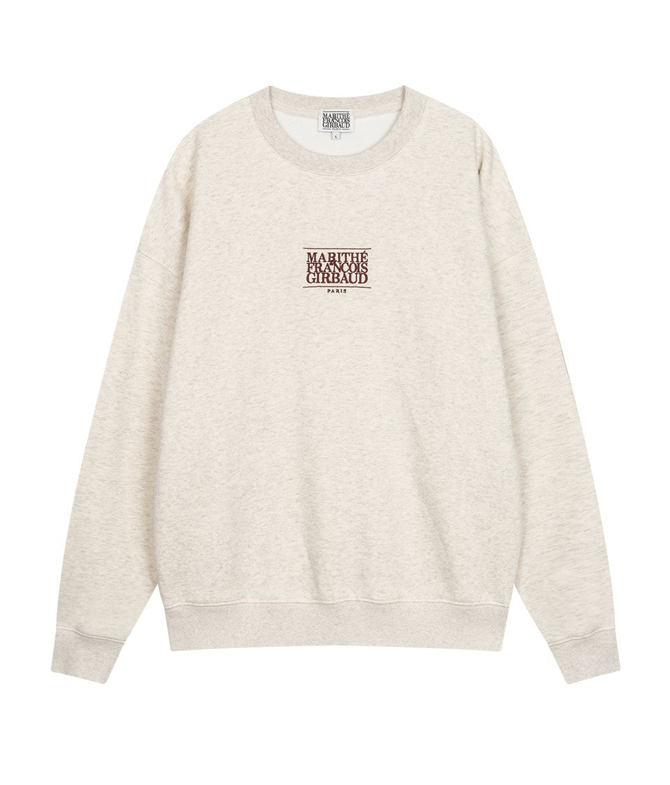 Marithe Francois Girbaud • New Classic Logo Sweatshirt (Oatmeal)