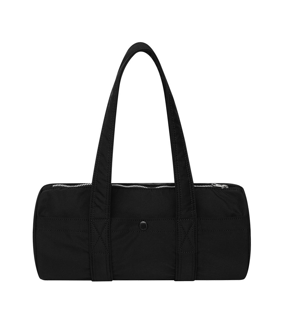 Marithe Francois Girbaud โข Classic Logo Nylon Duffle Bag (Black)