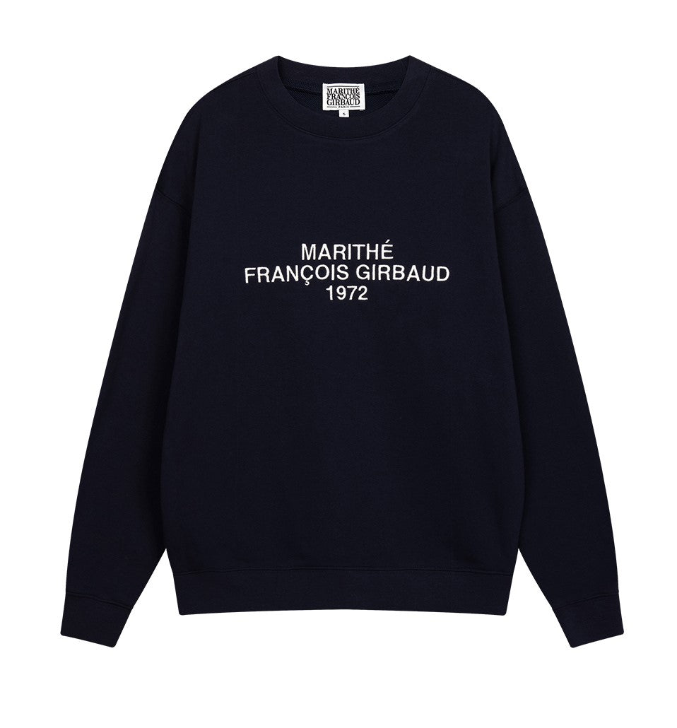 Marithe Francois Girbaud • Lettering Logo Sweatshirt (Navy)
