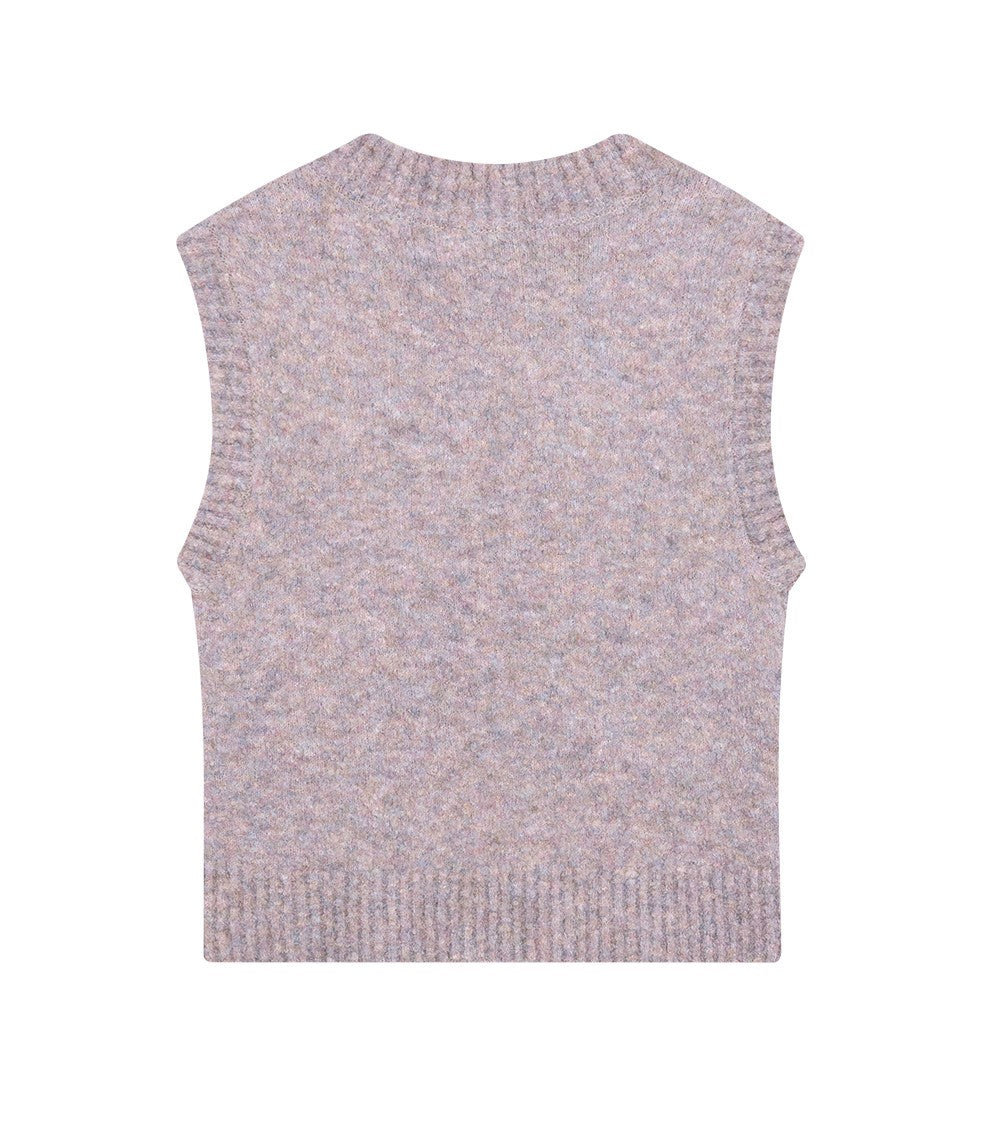 Marithe Francois Girbaud โข Chain Logo Boucle Vest (Light Purple)