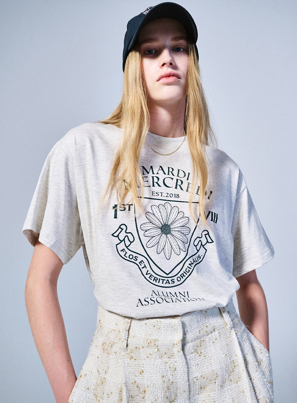 Mardi Mercredi • Tshirt Alumni Emblem (Oatmeal Deepgreen)