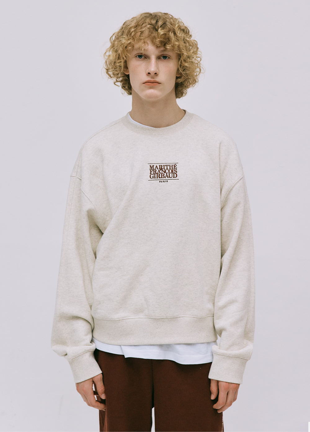 Marithe Francois Girbaud • New Classic Logo Sweatshirt (Oatmeal)