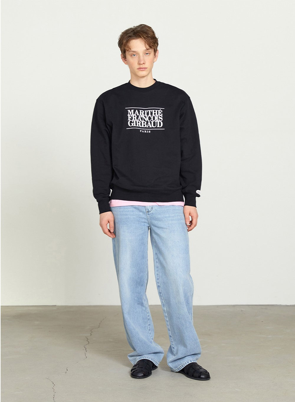 Marithe Francois Girbaud โข Classic Logo Sweatshirt (Black)