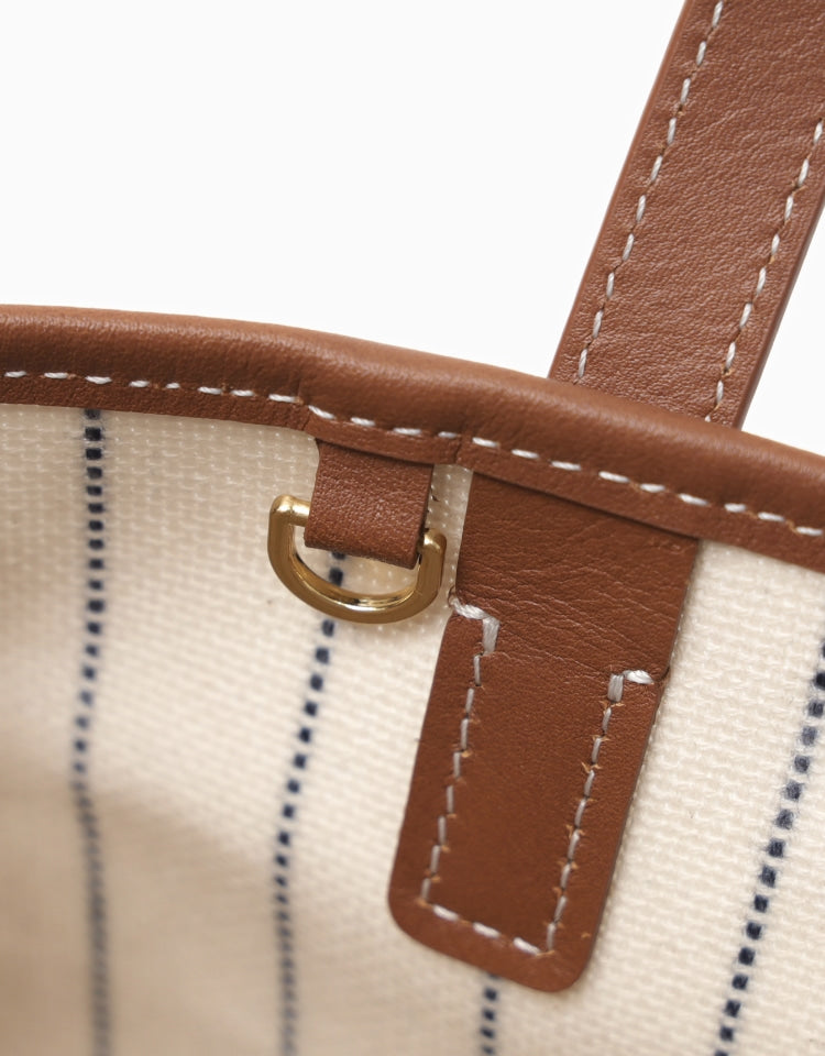 Depound • Dear Bag Ivory Stripe (Tote)