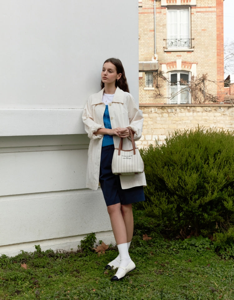 Depound • Dear Bag Ivory Stripe (Tote)