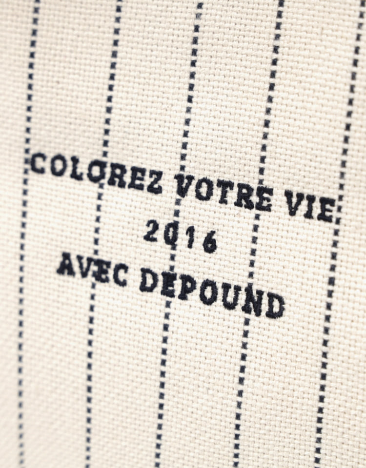 Depound • Dear Bag Ivory Stripe (Tote)