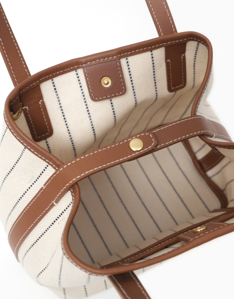 Depound • Dear Bag Ivory Stripe (Tote)