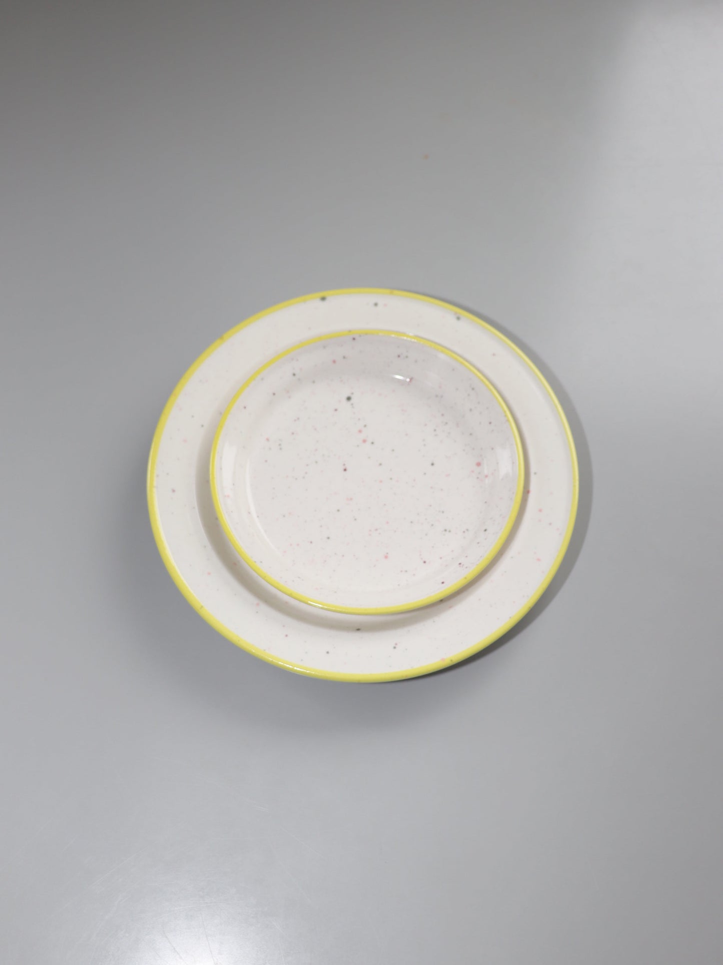 Make A Pottery 潑墨圖案飾邊陶藝碟
