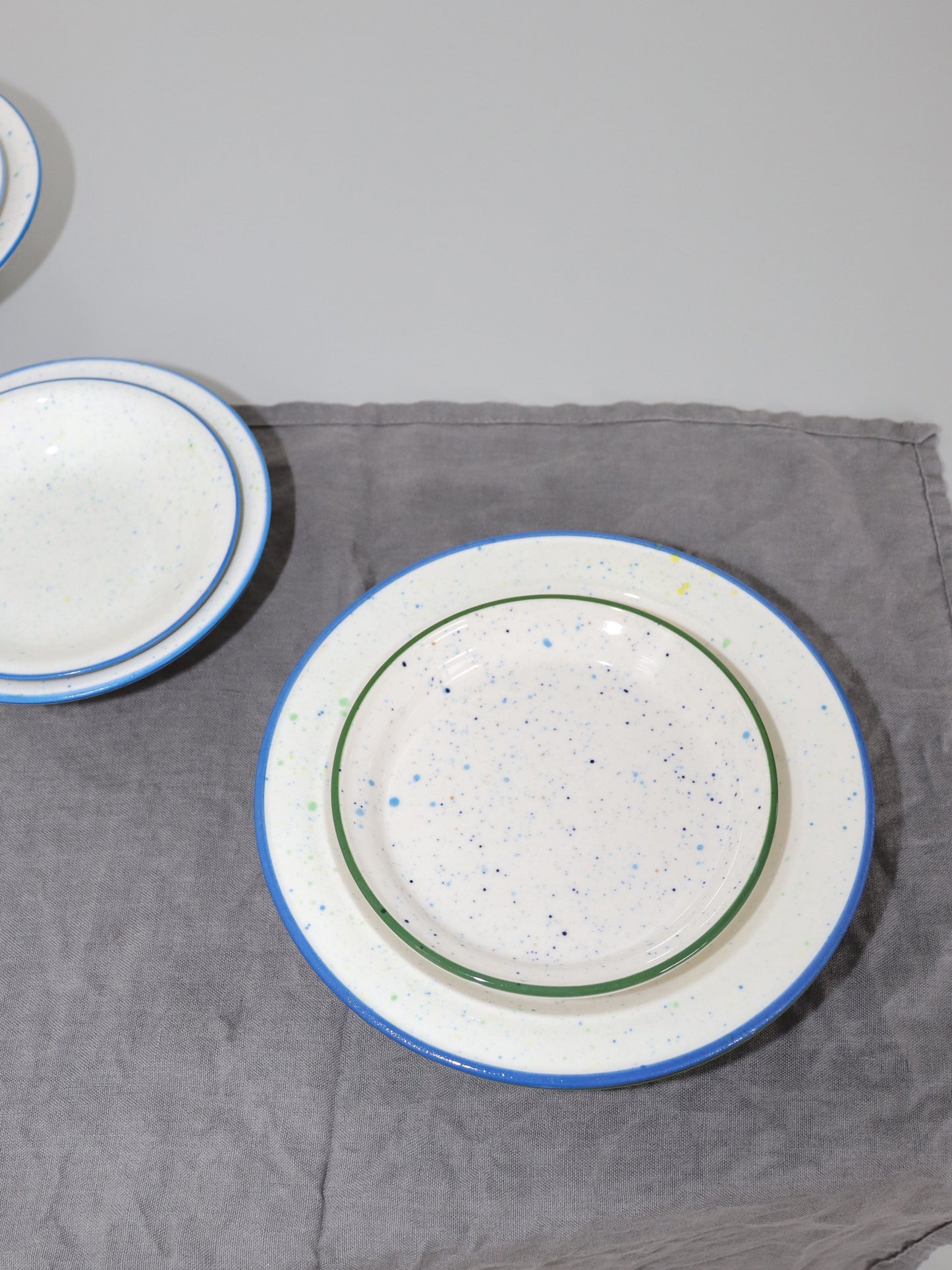 Make A Pottery 潑墨圖案飾邊陶藝碟