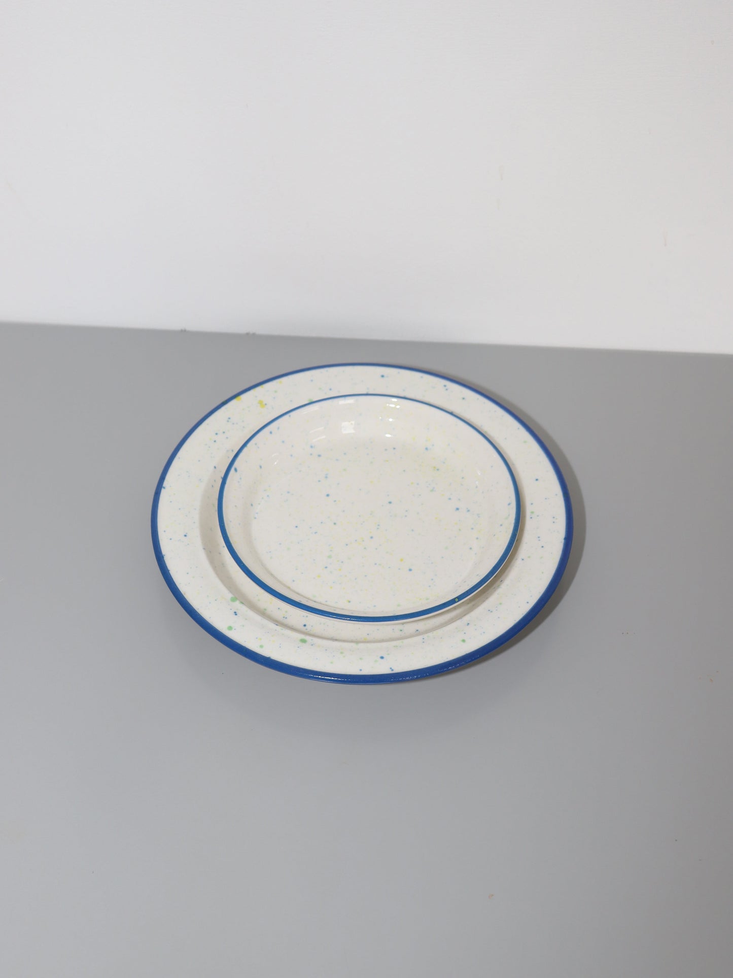 Make A Pottery 潑墨圖案飾邊陶藝碟