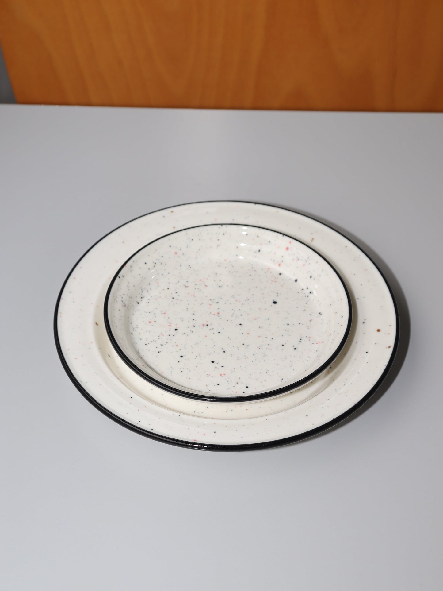 Make A Pottery 潑墨圖案飾邊陶藝碟