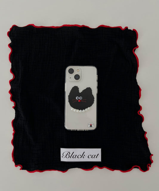 SouA Handmade Black Cat Case