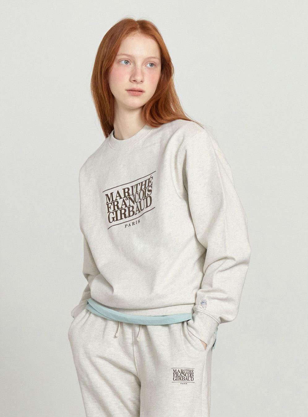 Marithe Francois Girbaud • Classic Logo Sweatshirt (Oatmeal)