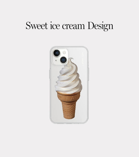 Mademoment Point Object Jelly Case (Sweet Ice-Cream)