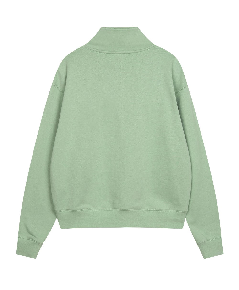 Marithe Francois Girbaud • Classic Logo Half Zipup Sweatshirt (Green)