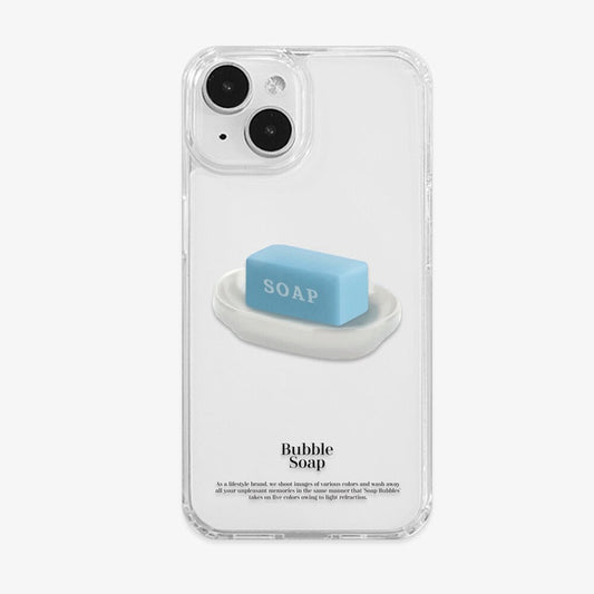 BubbleSoap Blue Soap Gel Hard Case