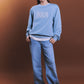 Marithe Francois Girbaud • Classic Logo Embroidery Sweatshirt (Ash Blue)