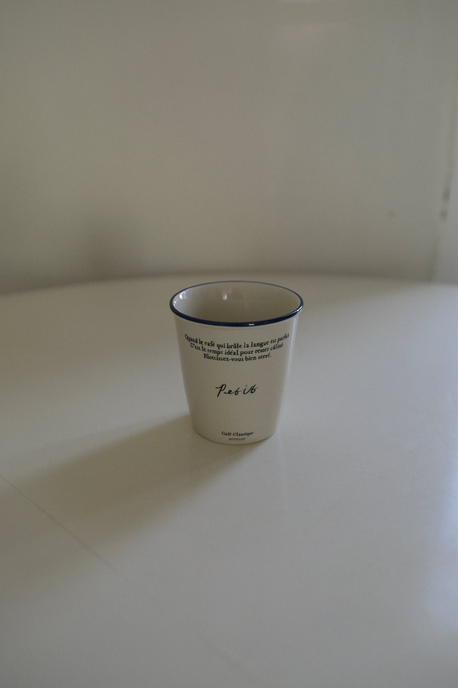 Hotel 827 Petit Paper Cup (Linen)
