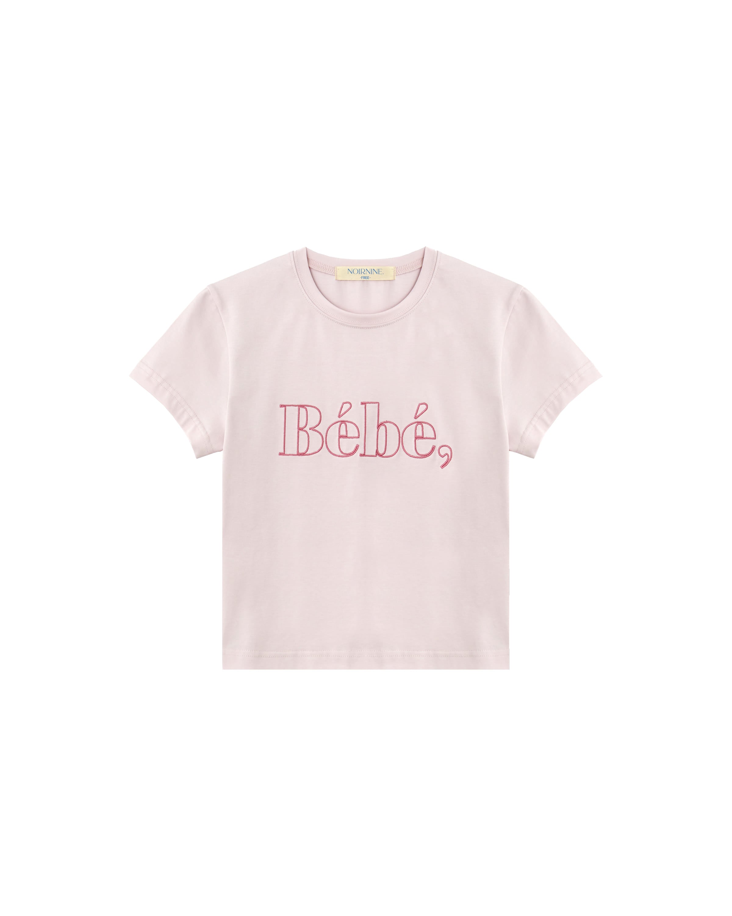 Noirnine • Lettering Bébé Crop T-shirt