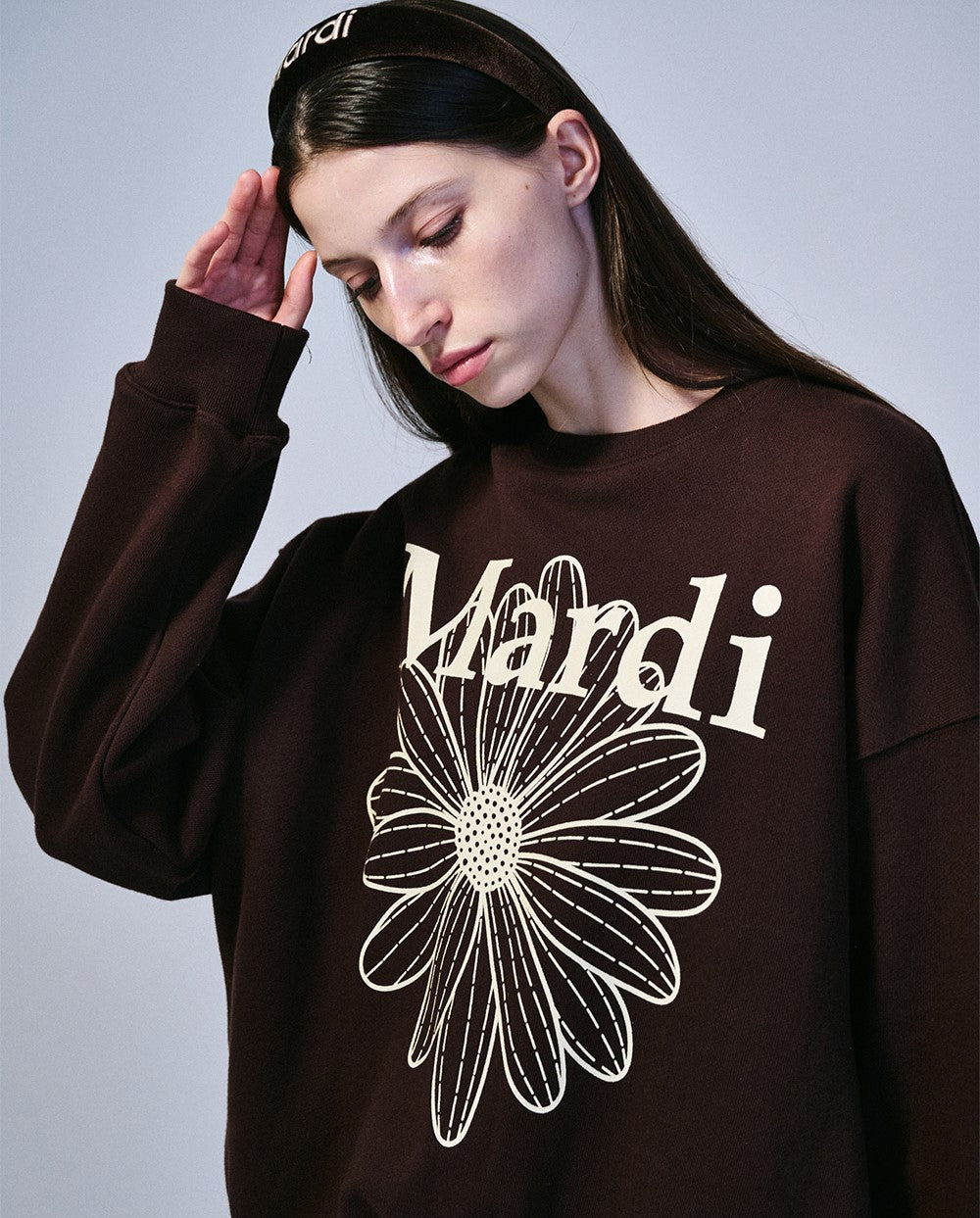 Mardi Mercredi • Sweatshirt FlowerMardi (Brown Cream)